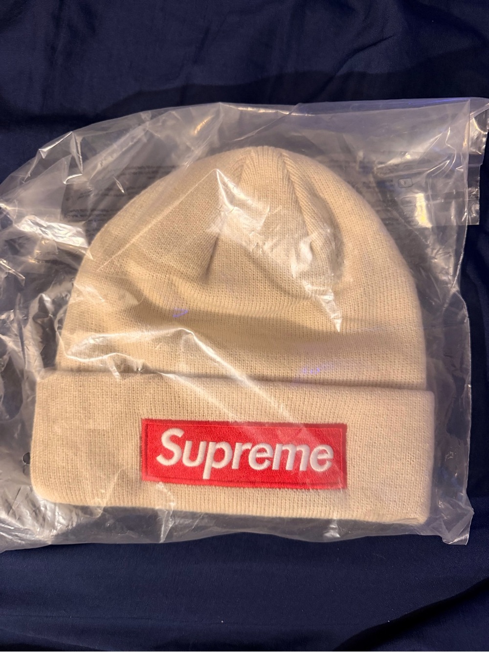Supreme Stone Box logo Beanie